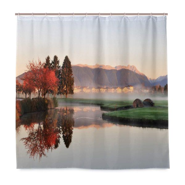 shower curtain,fall idyllic countryside view print bath curtain closet curtain home bathroom decor cloth fabric set with hooks
shower curtain,fall idyllic countryside view print bath curtain closet curtain home bathroom decor cloth fabric set with hooks
