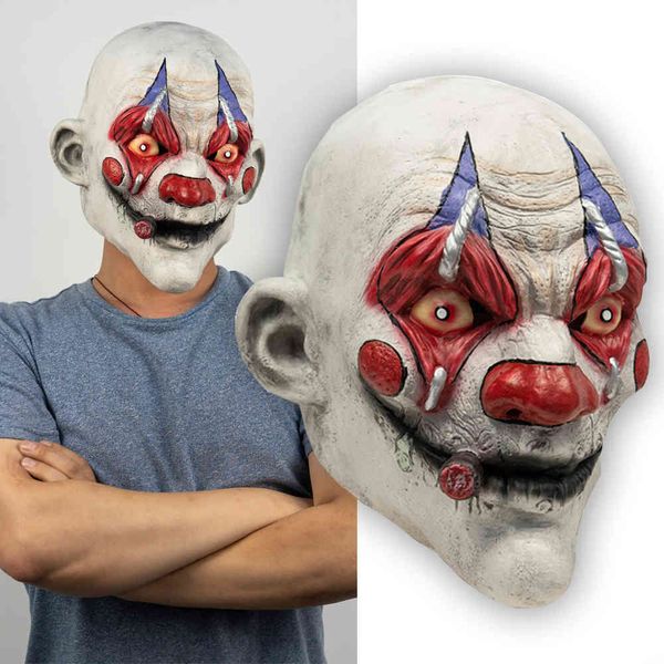 red nose clown mask funny latex headgear halloween ball cosplay props 
red nose clown mask funny latex headgear halloween ball cosplay props