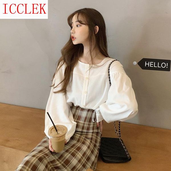 women's blouses & shirts design sense small crowd show thin temperament bubble sleeve white shirt early autumn foreign style fashion ko
women's blouses & shirts design sense small crowd show thin temperament bubble sleeve white shirt early autumn foreign style fashion ko