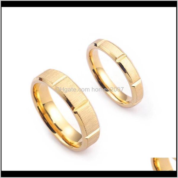 jewelry4mm/6mm stainless steel couple ring engagement wedding fashion goldcolor luxury frosted rings anniversary gift drop delivery 2021 s5u, Slivery;golden
jewelry4mm/6mm stainless steel couple ring engagement wedding fashion goldcolor luxury frosted rings anniversary gift drop delivery 2021 s5u, Slivery;golden
