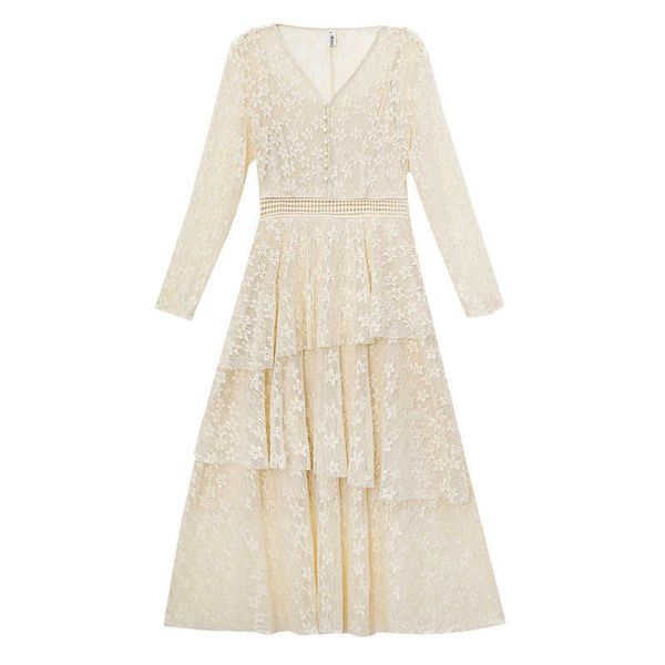 perhaps u women black apricot lace floral long sleeve v-neck empire button cascading ruffle midi elegant dress d2625 210529, Black;gray
perhaps u women black apricot lace floral long sleeve v-neck empire button cascading ruffle midi elegant dress d2625 210529, Black;gray