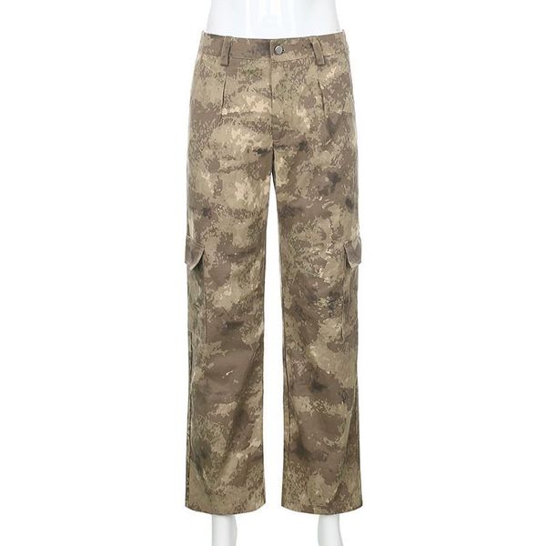women's pants & capris camouflage overalls high-waisted loose-fitting pockets straight-leg autumn fashion female trousers street wear, Black;white
women's pants & capris camouflage overalls high-waisted loose-fitting pockets straight-leg autumn fashion female trousers street wear, Black;white