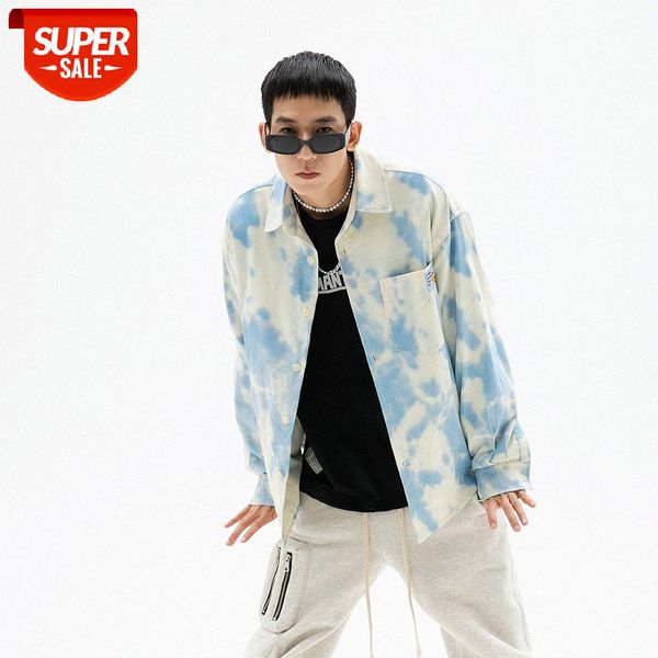 autumn japanese harajuku fashion brand high street tie-dye shirt couple retro print workwear jacket #p05d, White;black
autumn japanese harajuku fashion brand high street tie-dye shirt couple retro print workwear jacket #p05d, White;black