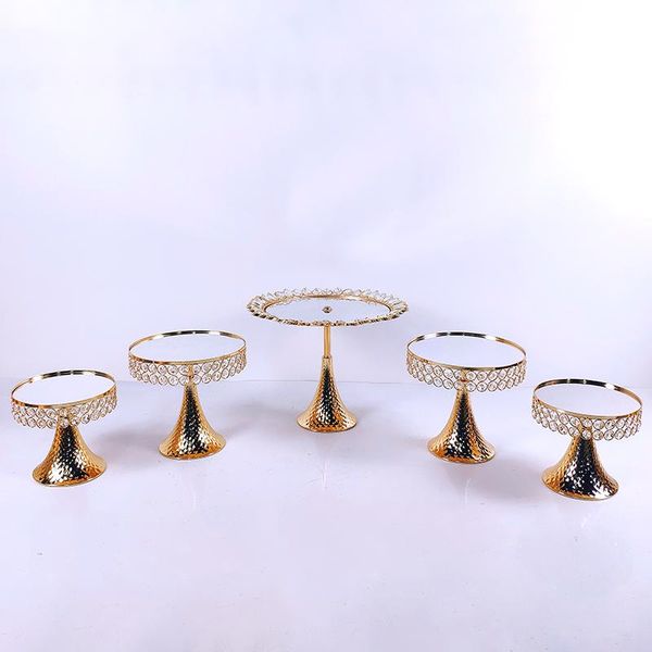 pcs gold electroplate crystal cake stand set mirror metal cupcake display wedding birthday party dessert plate rack other bakeware
pcs gold electroplate crystal cake stand set mirror metal cupcake display wedding birthday party dessert plate rack other bakeware