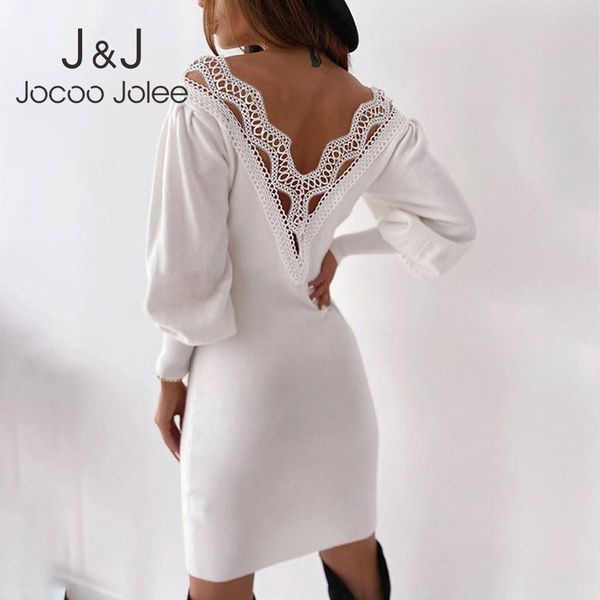 jocoo jolee v neck bodycon dress casual long sleeve skinny short dress elegant lantern sleeve backless lace mini dress 210518, Black;gray
jocoo jolee v neck bodycon dress casual long sleeve skinny short dress elegant lantern sleeve backless lace mini dress 210518, Black;gray