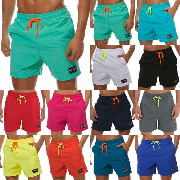 men's shorts men surf trunks board swimwear drawstring boxer swim beach short pants, White;black
men's shorts men surf trunks board swimwear drawstring boxer swim beach short pants, White;black