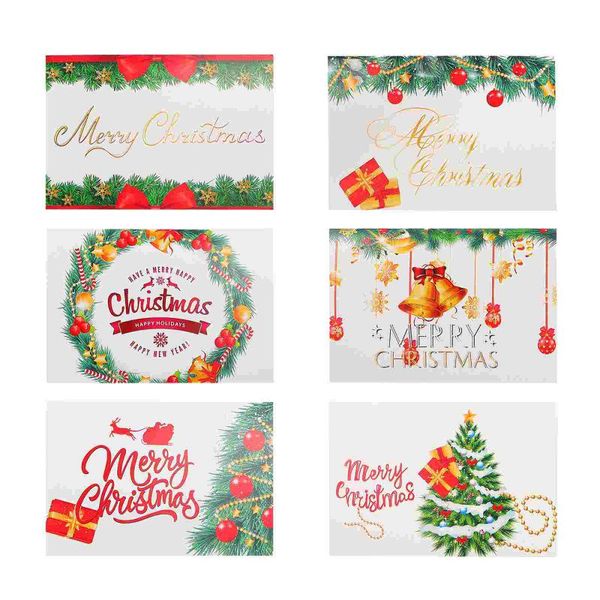 greeting cards 2 sets of creative year lovely christmas blessing