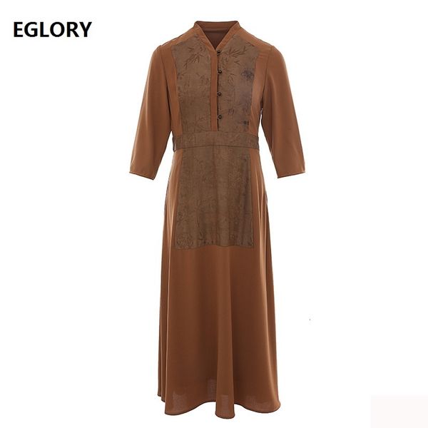 dresses brand chinese spring summer clothing women embroidery buttons front 3/4 sleeve mid-calf vintage, Black;gray
dresses brand chinese spring summer clothing women embroidery buttons front 3/4 sleeve mid-calf vintage, Black;gray