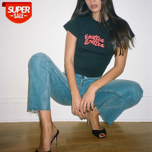 summer casual all match slim crop women ladies short sleeve round neck wild fitting t-shirt letter printed basic shirt #on60, White
summer casual all match slim crop women ladies short sleeve round neck wild fitting t-shirt letter printed basic shirt #on60, White