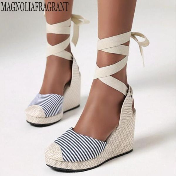 dress shoes 2021 fashion women's platform lace up summer stripe peep toe slope sandals women loafers sandalia feminina hy456, Black
dress shoes 2021 fashion women's platform lace up summer stripe peep toe slope sandals women loafers sandalia feminina hy456, Black