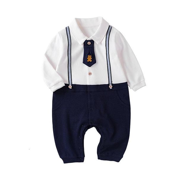 bodysuit baby boys rompers newborn boy gentleman clothing children baptism birthday clothes infant long sleeve jumpsuit + necktie, Blue
bodysuit baby boys rompers newborn boy gentleman clothing children baptism birthday clothes infant long sleeve jumpsuit + necktie, Blue