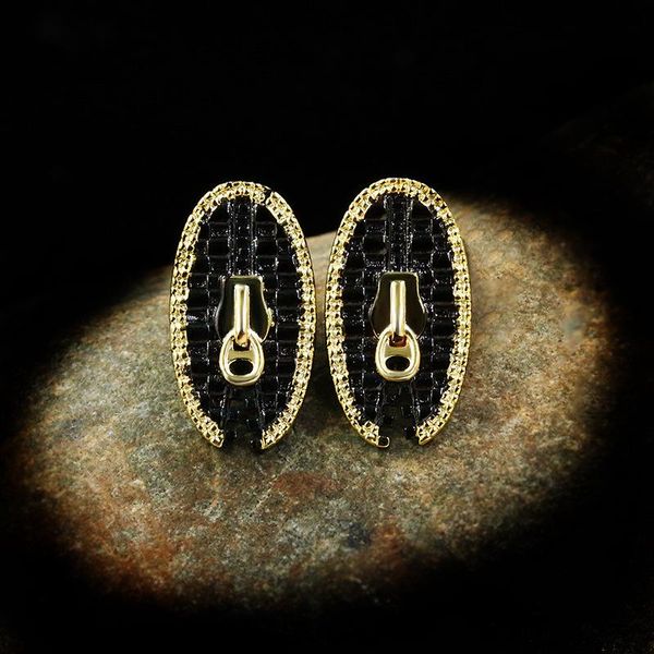 silver gothic statement earrings elegant two tone unique zipper stud for women anniversary jewelry, Golden;silver
silver gothic statement earrings elegant two tone unique zipper stud for women anniversary jewelry, Golden;silver