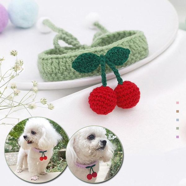 dog apparel cute neckerchief collar lovely pet cat pure hand-woven bandana bibs scarf cherry accessories
dog apparel cute neckerchief collar lovely pet cat pure hand-woven bandana bibs scarf cherry accessories