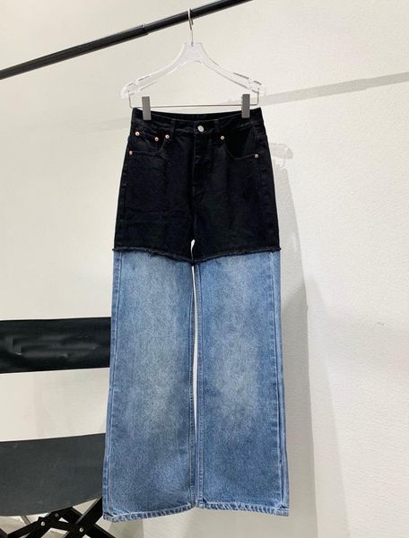 spring 2021 women high waist patchwork straight jeans female demin pants trouse ddxgz2 2.24 women's, Blue
spring 2021 women high waist patchwork straight jeans female demin pants trouse ddxgz2 2.24 women's, Blue