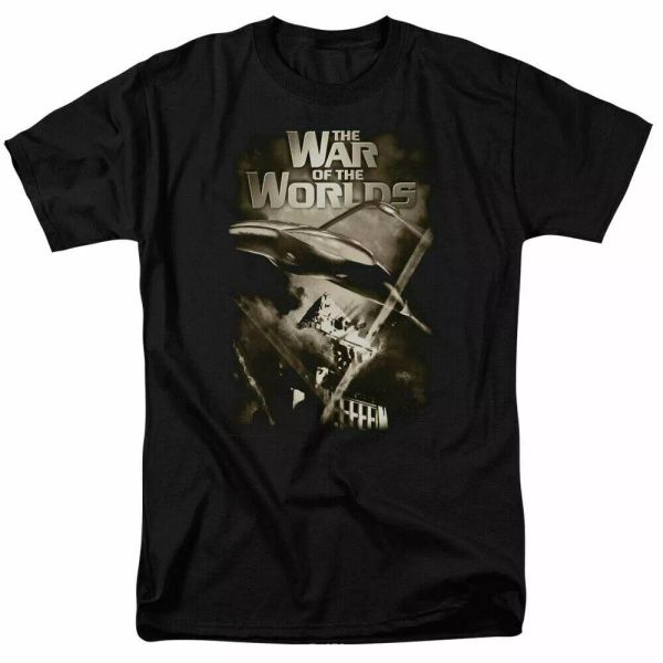 war of the worlds death rays t shirt licensed sci-fi movie retro tee black, White;black
war of the worlds death rays t shirt licensed sci-fi movie retro tee black, White;black