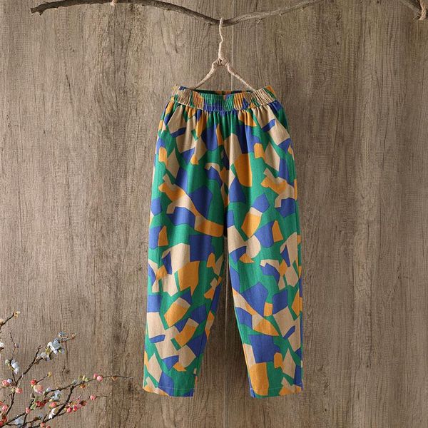 women's pants & capris spring summer women plus size elastic waist geometric cotton linen harem vintage printing loose, Black;white
women's pants & capris spring summer women plus size elastic waist geometric cotton linen harem vintage printing loose, Black;white