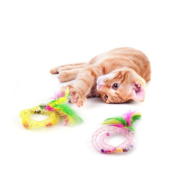 cat toys 5pcs funny spring toy mesh hose with feathers and colorful bell pet self hi interactive
cat toys 5pcs funny spring toy mesh hose with feathers and colorful bell pet self hi interactive