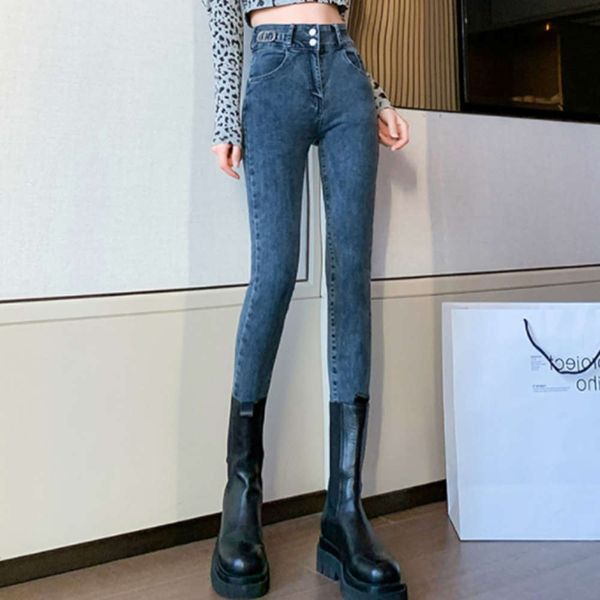 autumn fashion design high waist slim tight style bottoming pencil pants women, Blue
autumn fashion design high waist slim tight style bottoming pencil pants women, Blue