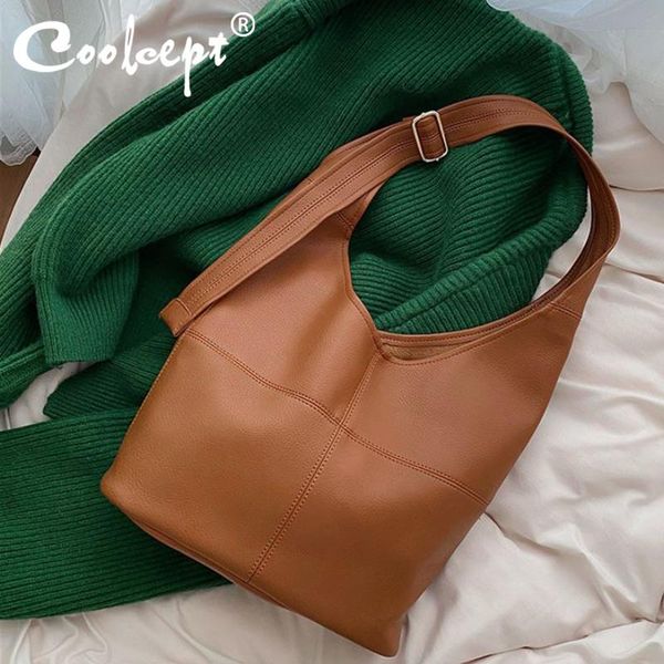 evening bags coolcept soft big tote bag for women pu leather winter handbag ins style simple buckle female casual shopping
evening bags coolcept soft big tote bag for women pu leather winter handbag ins style simple buckle female casual shopping