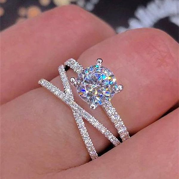 wedding rings ustar double layer cross x for women full shiny cubic zirconia engagement female anel jewelry, Slivery;golden
wedding rings ustar double layer cross x for women full shiny cubic zirconia engagement female anel jewelry, Slivery;golden