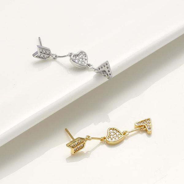 hoop & huggie hecheng,1pair,heart, Golden;silver 
hoop & huggie hecheng,1pair,heart, Golden;silver
