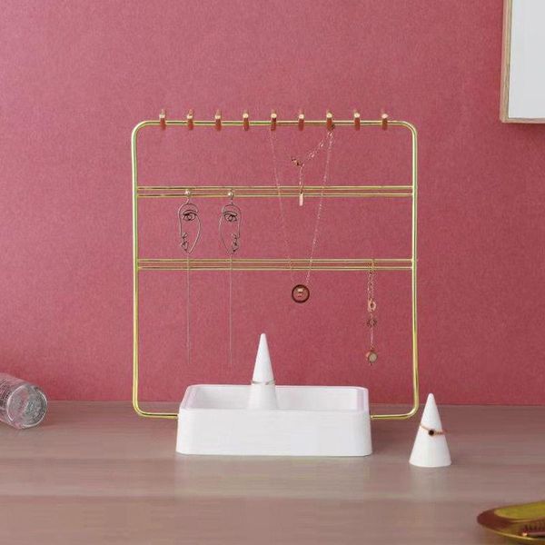 jewelry pouches, bags wrought iron earring stand necklace storage display home hanger box, Pink;blue
jewelry pouches, bags wrought iron earring stand necklace storage display home hanger box, Pink;blue