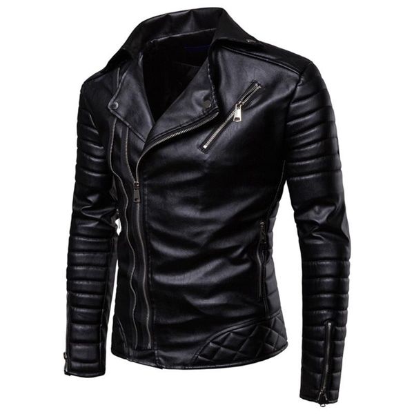 men's jackets 2021 spring and autumn fashion casual stand collar diagonal zipper hip hop slim leather jacket zip pocket ruched faux, Black;brown
men's jackets 2021 spring and autumn fashion casual stand collar diagonal zipper hip hop slim leather jacket zip pocket ruched faux, Black;brown
