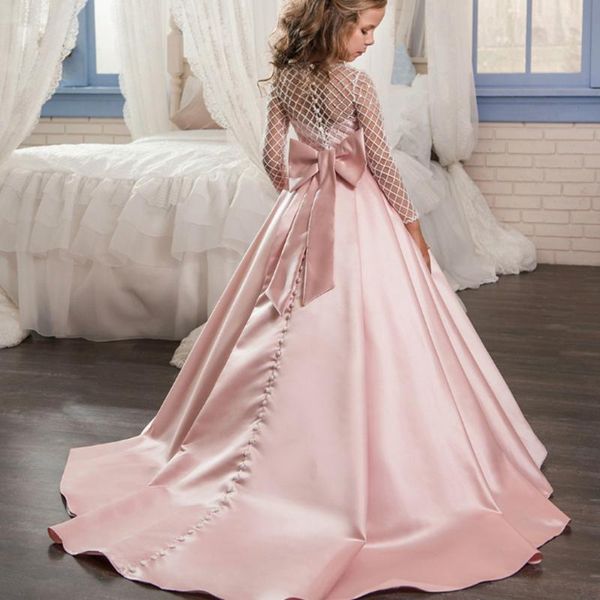 girl's dresses pink long sleeve flower girl high low lace applique ruffles girls pageant gowns children kids birthday dress, Red;yellow
girl's dresses pink long sleeve flower girl high low lace applique ruffles girls pageant gowns children kids birthday dress, Red;yellow