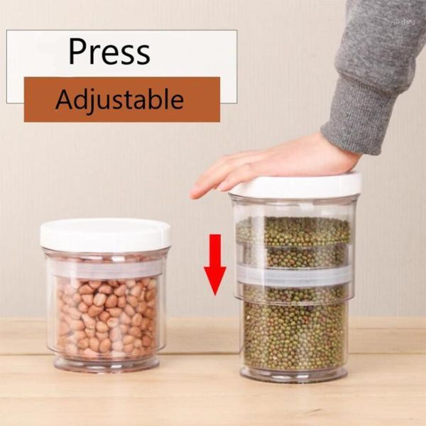 storage bottles & jars adjustable food container sealed jar foldable sealing kitchen garget refrigerator box transparent
storage bottles & jars adjustable food container sealed jar foldable sealing kitchen garget refrigerator box transparent