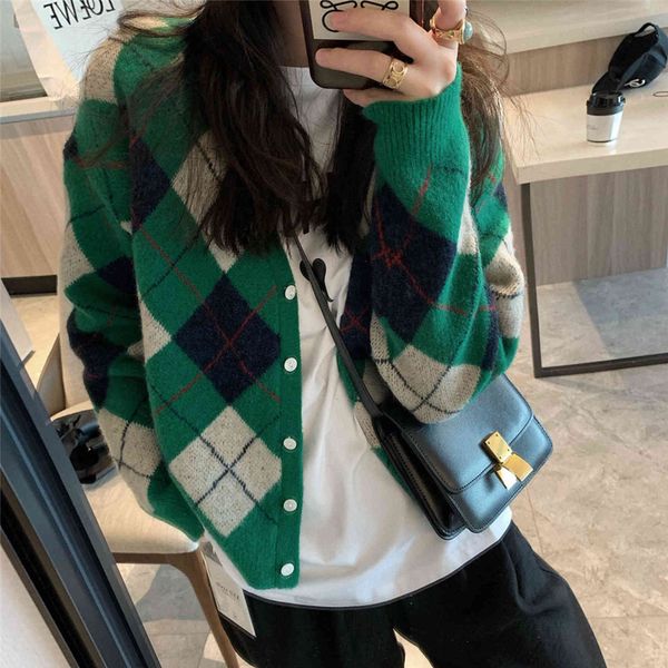 women's sweaters vintage korean-style cardigan with plaid pattern, women's fashions, v-neck, long sleeve, female loose sweater, ar, White;black
women's sweaters vintage korean-style cardigan with plaid pattern, women's fashions, v-neck, long sleeve, female loose sweater, ar, White;black