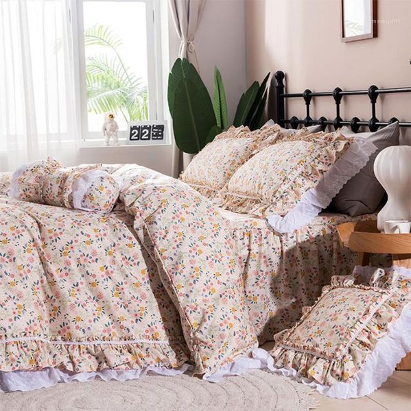 flower bedding set teen girl,twin full king cotton lovely single double home textile bed skirt pillowcase quilt cover1
flower bedding set teen girl,twin full king cotton lovely single double home textile bed skirt pillowcase quilt cover1