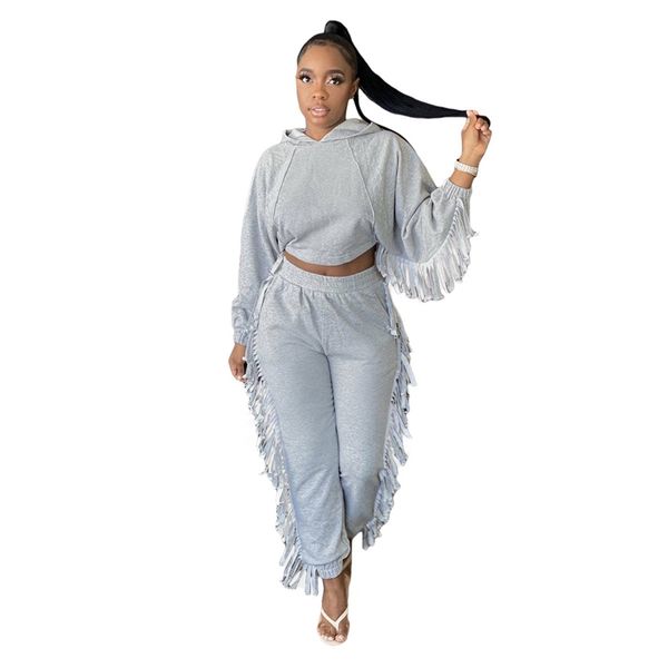 hoodies women tracksuit 2 piece set winter fashion casual tassel crop and sweat pants sets for women joggers sweatpants sets, Black;white
hoodies women tracksuit 2 piece set winter fashion casual tassel crop and sweat pants sets for women joggers sweatpants sets, Black;white