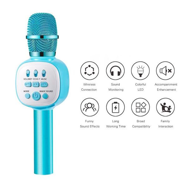 wireless karaoke microphone condenser portable monitoring mic for kids with led light effects microphones
wireless karaoke microphone condenser portable monitoring mic for kids with led light effects microphones