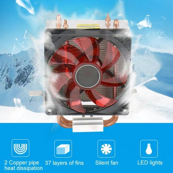 fans & coolings ultra-quiet luminous cpu radiator cooling fan with 12 led lights dual copper tube for deskcomputer
fans & coolings ultra-quiet luminous cpu radiator cooling fan with 12 led lights dual copper tube for deskcomputer