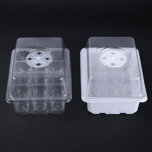 garden supplies flower pot seeds seedling tray sprout plate 12 grids nursery pots with transparent lids box for gardening planters &
garden supplies flower pot seeds seedling tray sprout plate 12 grids nursery pots with transparent lids box for gardening planters &