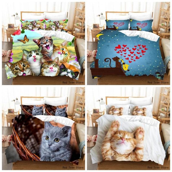 bedding sets comforter cute cats and butterfly printing bed cover 135*200cm size duvet quilt 2/3 piece kids home decor
bedding sets comforter cute cats and butterfly printing bed cover 135*200cm size duvet quilt 2/3 piece kids home decor