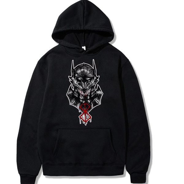 men's hoodies & sweatshirts anime berserk logo hoodie hip hop casual loose print streetwear unisex, Black
men's hoodies & sweatshirts anime berserk logo hoodie hip hop casual loose print streetwear unisex, Black