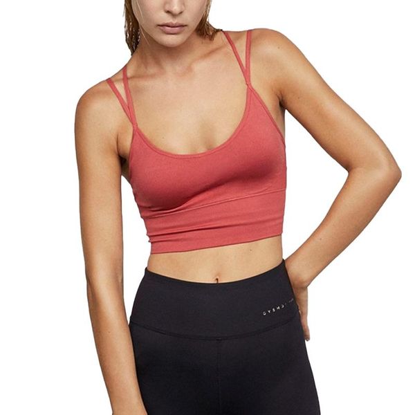 gym clothing beautiful back padded sports bras cross straps fitness running yoga bra women shockproof breathable vest sportswear, White;black
gym clothing beautiful back padded sports bras cross straps fitness running yoga bra women shockproof breathable vest sportswear, White;black