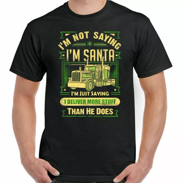 in the not saying santa mens funny christmas truck driver t-shirt van truck, White;black
in the not saying santa mens funny christmas truck driver t-shirt van truck, White;black