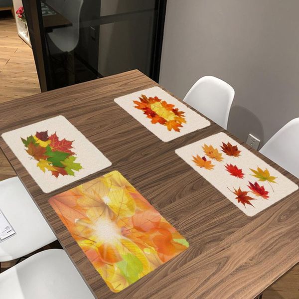 table napkin golden autumn colourful deciduous leaves printed for wedding set bowl dining mats kids botany decoration
table napkin golden autumn colourful deciduous leaves printed for wedding set bowl dining mats kids botany decoration