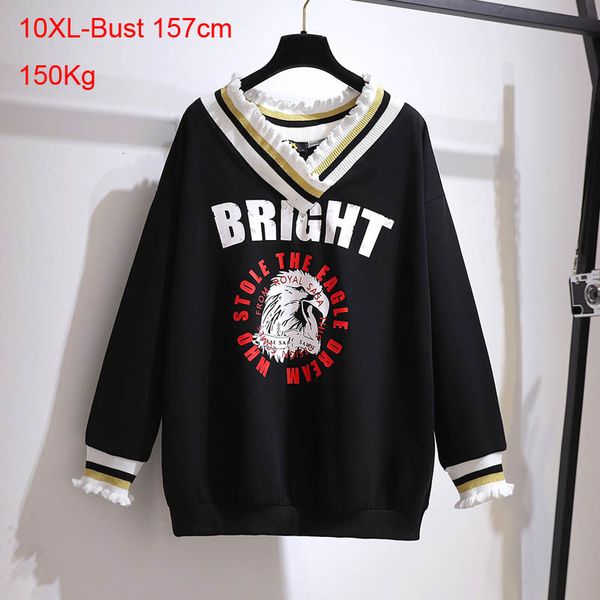 women's hoodies & sweatshirts 150kg plus female size autumn with low-necked v-shirts printed busts 157cm 6xl 7xl 8xl 9xl 10xl korean sl, Black
women's hoodies & sweatshirts 150kg plus female size autumn with low-necked v-shirts printed busts 157cm 6xl 7xl 8xl 9xl 10xl korean sl, Black