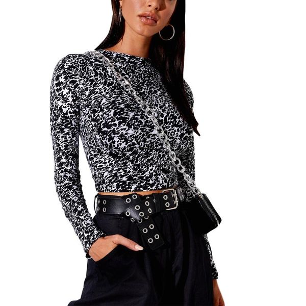 women's blouses & shirts women backless leopard printed girls long sleeve halter skinny blouse female spring summer shirt, White
women's blouses & shirts women backless leopard printed girls long sleeve halter skinny blouse female spring summer shirt, White