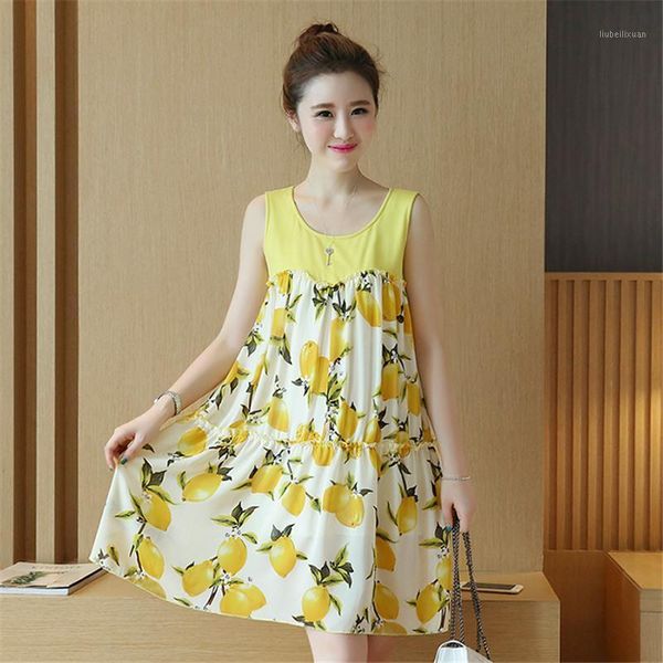 summer maternity knit cotton patchwork chiffon short-sleeved fashion sleeveless dress korean style pregnant woman sundress1, White
summer maternity knit cotton patchwork chiffon short-sleeved fashion sleeveless dress korean style pregnant woman sundress1, White