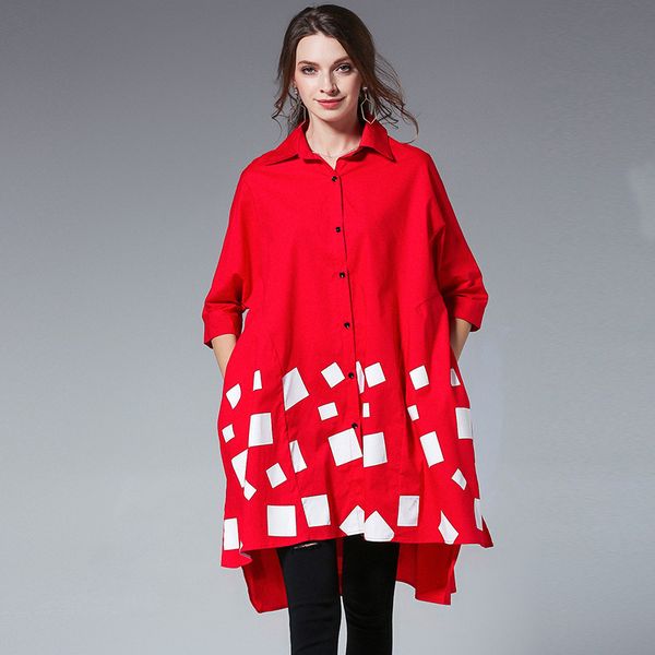big yards dresses large women's fat mm spring 2021 loose cover cotton print shirt middle length
big yards dresses large women's fat mm spring 2021 loose cover cotton print shirt middle length