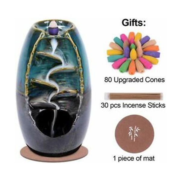 fragrance lamps aromalampa ceramic vase incense holder smell diffuser moutain perfume oil wax wood air purifier waterfall smoke sandlewood h
fragrance lamps aromalampa ceramic vase incense holder smell diffuser moutain perfume oil wax wood air purifier waterfall smoke sandlewood h