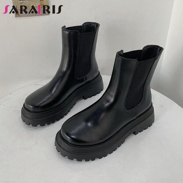 boots sarairis ankle med heels slip on platform women quality spring autumn ladies shoes, Black
boots sarairis ankle med heels slip on platform women quality spring autumn ladies shoes, Black