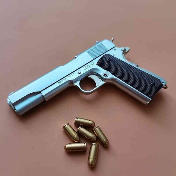 231: 2.05 alloy empire m1911 model gun all metal disassembly throwing shell chicken eating boy toy can not be fired
231: 2.05 alloy empire m1911 model gun all metal disassembly throwing shell chicken eating boy toy can not be fired