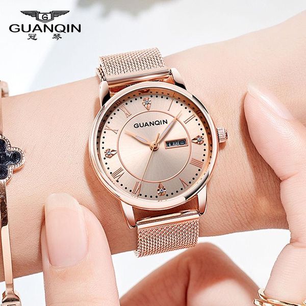 wristwatches guanqin 2021 watch female student ultra-thin korean simple ladies atmospheric waterproof fashion trend, Slivery;brown
wristwatches guanqin 2021 watch female student ultra-thin korean simple ladies atmospheric waterproof fashion trend, Slivery;brown