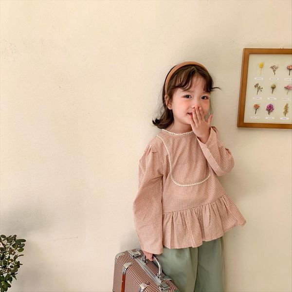 spring cute girls plaid long sleeve blouses cotton casual fashion loose 1 5y, White;black
spring cute girls plaid long sleeve blouses cotton casual fashion loose 1 5y, White;black