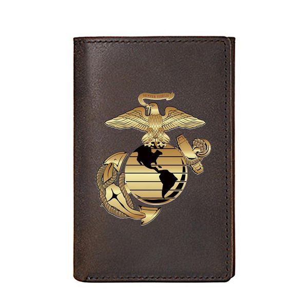 wallets men women wallet genuine leather marines printing card holders male slim mini short purse, Red;black
wallets men women wallet genuine leather marines printing card holders male slim mini short purse, Red;black